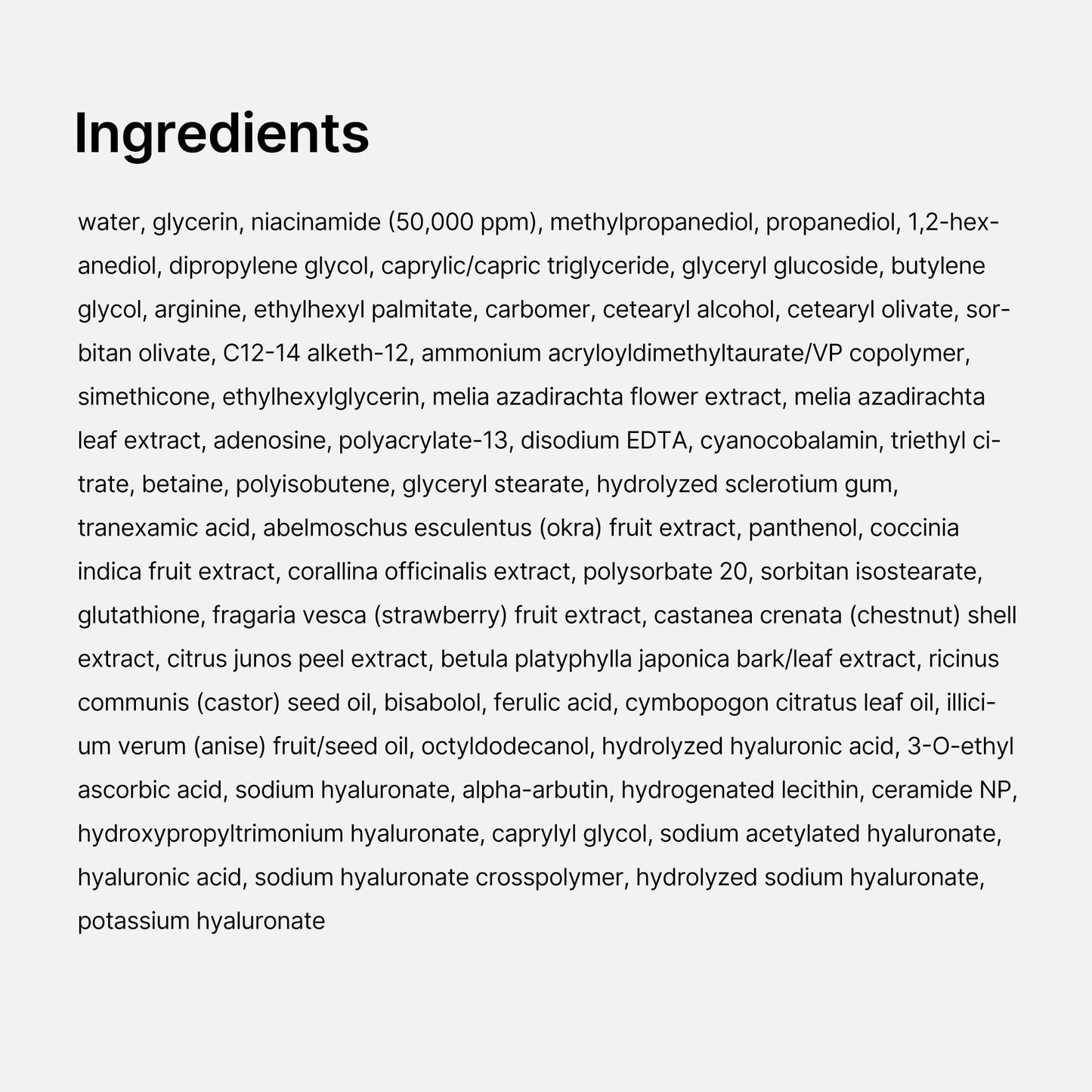 TXA + Niacinamide Cream: Radiance & Hydration Boost