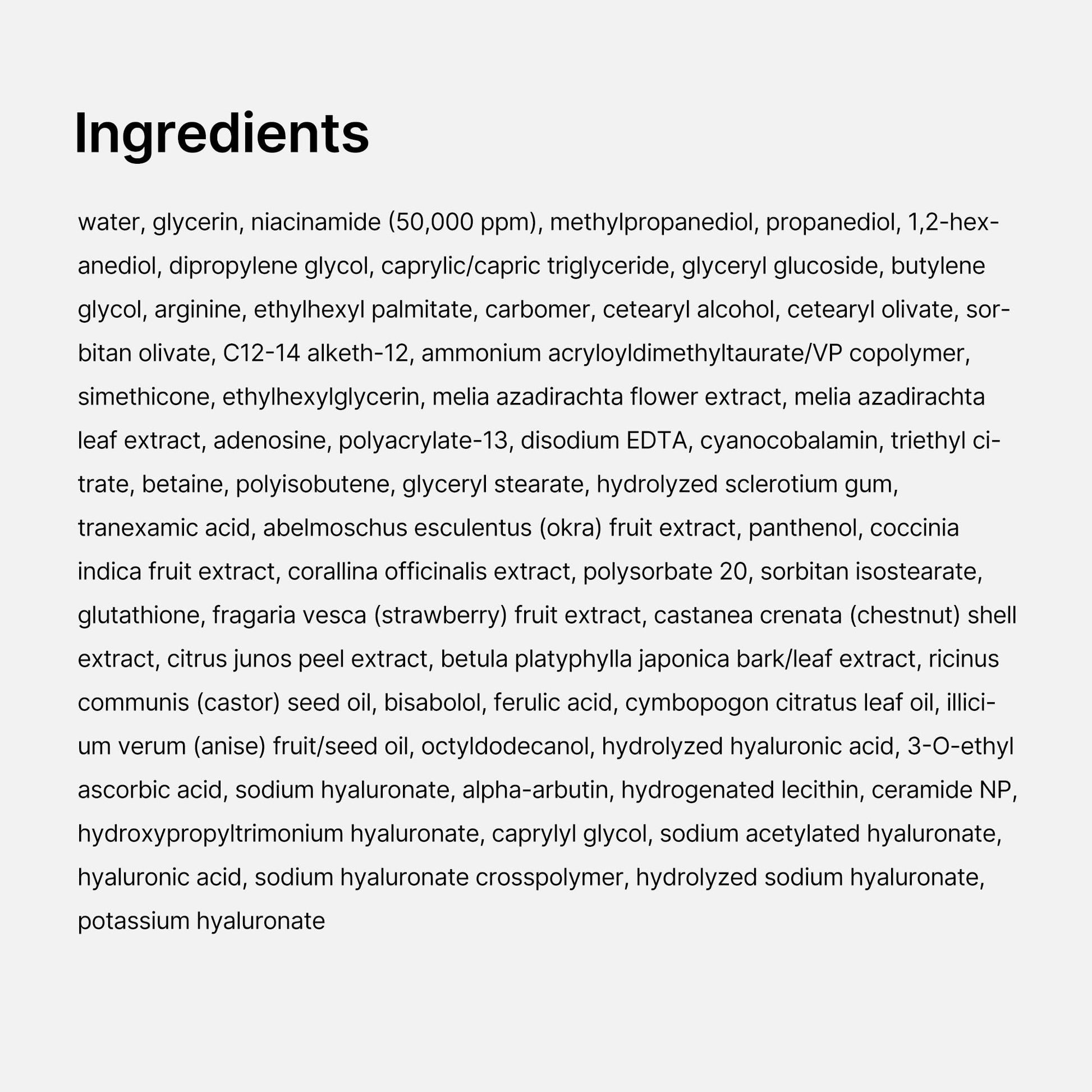 TXA + Niacinamide Cream: Radiance & Hydration Boost