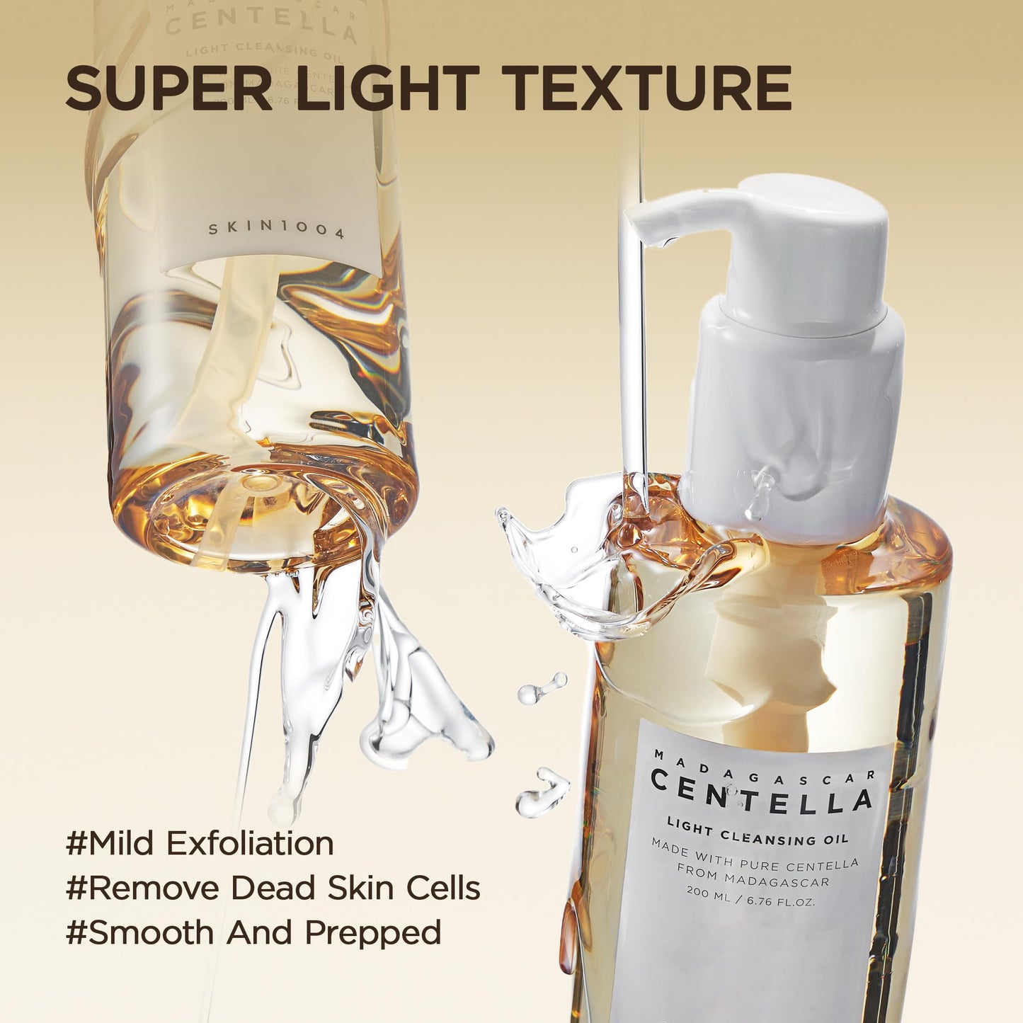 Centella Cleansing Oil 200ml - Gentle Korean Face Cleanser