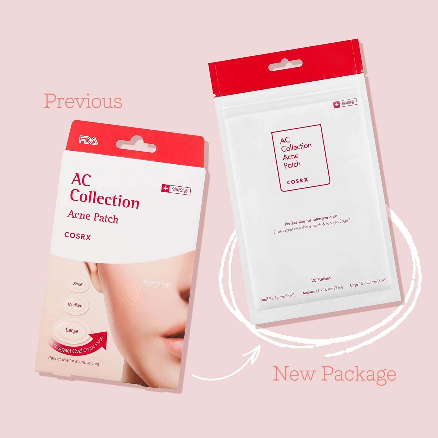 COSRX Acne Patch 26-Pack - Centella Extract for Blemishes