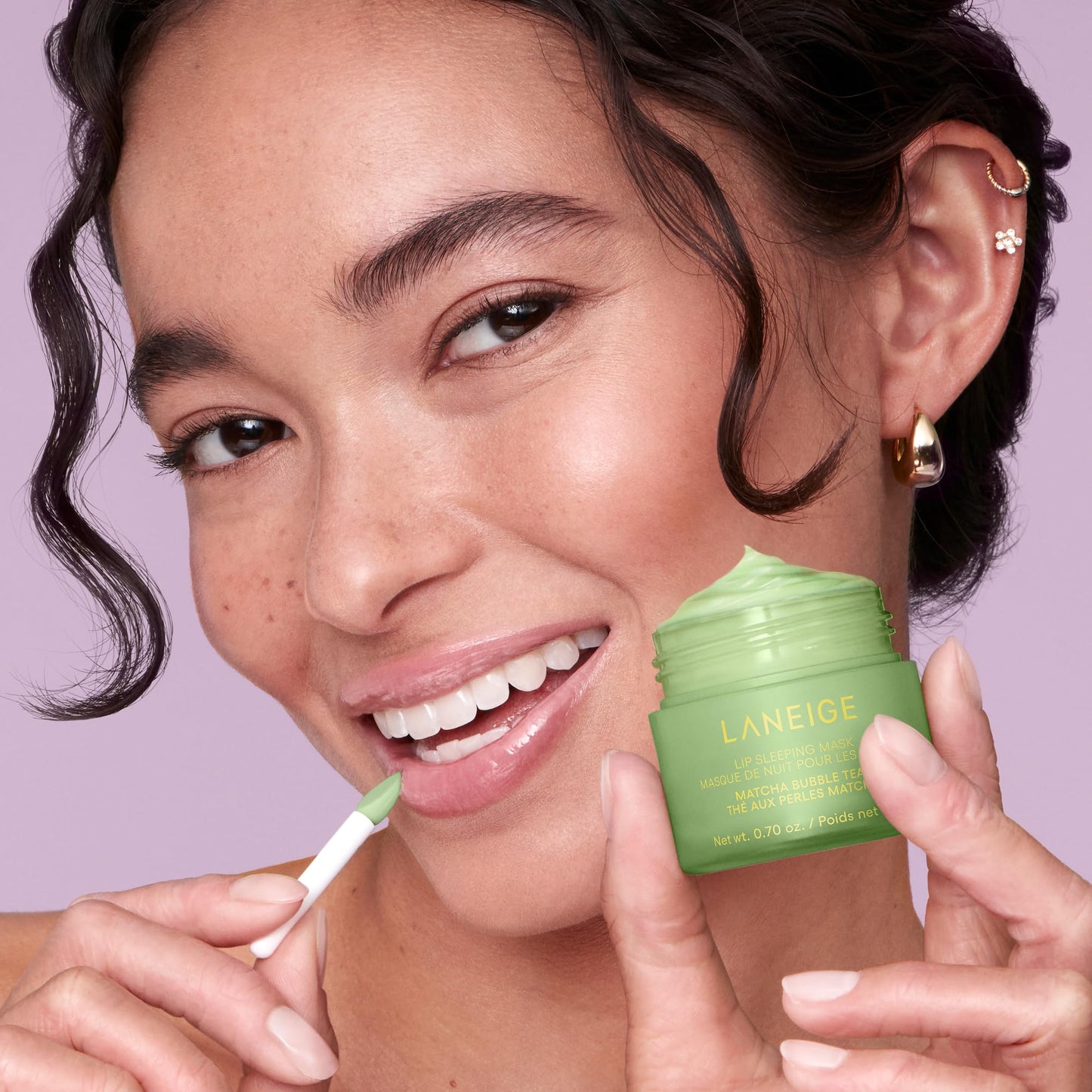 LANEIGE Matcha Lip Mask: Overnight Hydration for Soft Lips