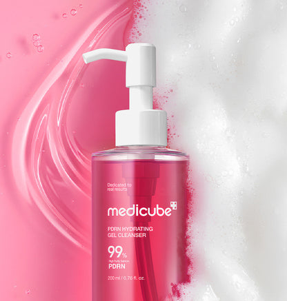 Medicube PDRN Jelly to Foam Cleanser, Low pH Face Wash 200ml