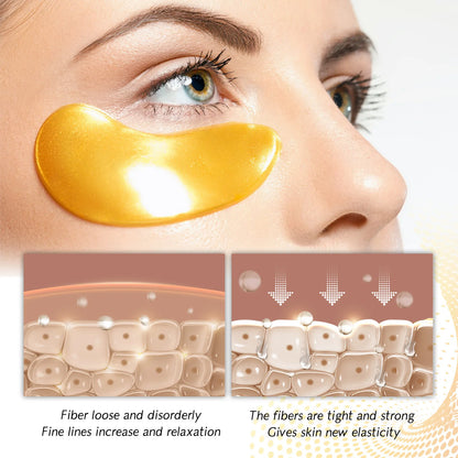 Eye Patches for Dark Circles & Puffiness - Hydrating Eye Mask