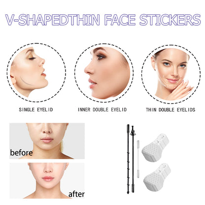 Instant Face Lift Stickers - 40Pcs, Invisible & Waterproof