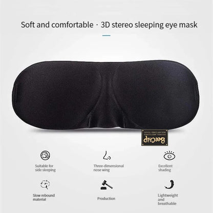 3D Sleeping Mask - Comfortable Light Blocking Eyepatch