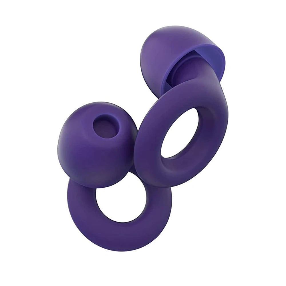 Soft Silicone Ear Plugs - Sleep & Noise Reduction