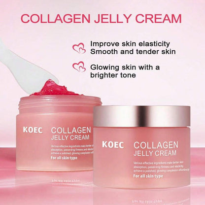 Pink Collagen Cream: Anti-Aging Glow & Pore Minimizing Mask