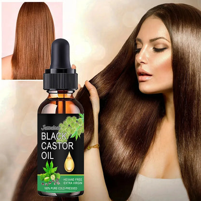 Black Castor Oil Cold Pressed Organic Hair Growth & Skin Nourishment 60ml