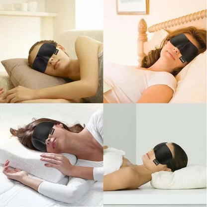 3D Sleeping Mask - Comfortable Light Blocking Eyepatch