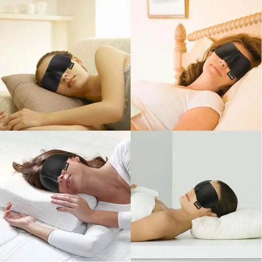 3D Sleeping Mask - Comfortable Light Blocking Eyepatch