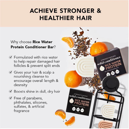 Rice Shampoo & Conditioner Set - Strengthen & Grow Hair