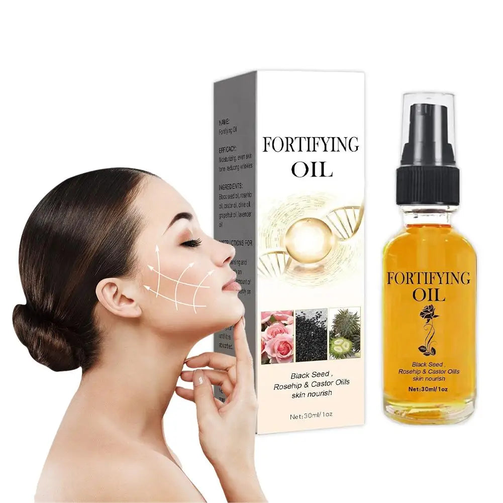 Rosehip & Castor Oil Face Serum - Natural Collagen Boost