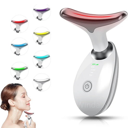 Anti-Wrinkle Facial Massager: 7 Colors Skin Tightening Device