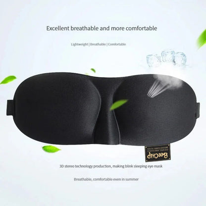 3D Sleeping Mask - Comfortable Light Blocking Eyepatch
