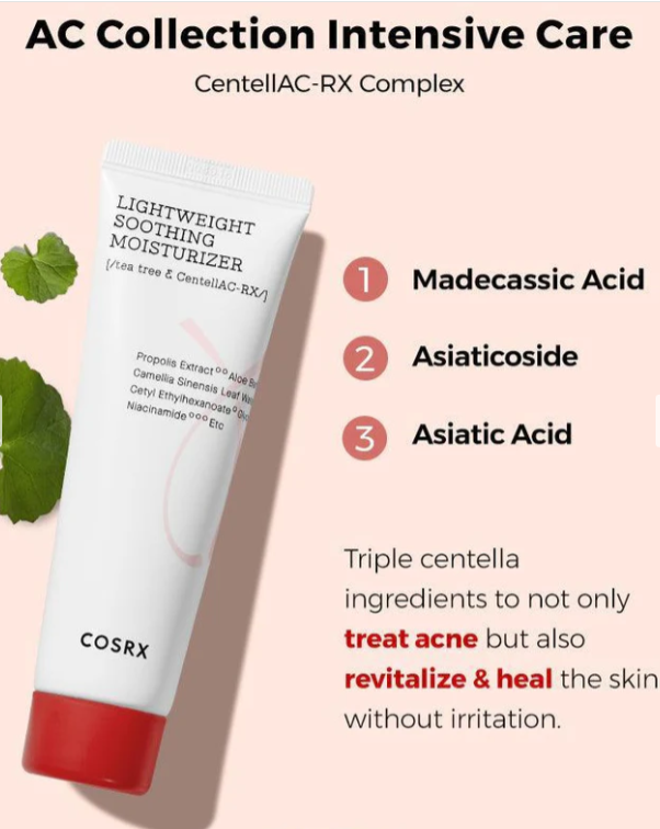 COSRX AC Collection Lightweight Soothing Moisturizer 80ml