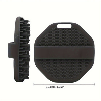 Soft Silicone Bath Brush - Manual Exfoliating Shower Scrubber