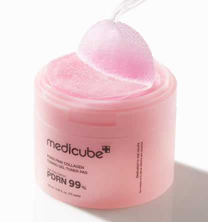 Medicube PDRN Pink Collagen Gel Toner Pads 120ml (70 Pads)