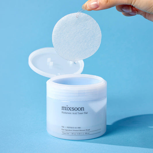 Mixsoon Hyaluronic Acid Toner Pad 80ea/180ml