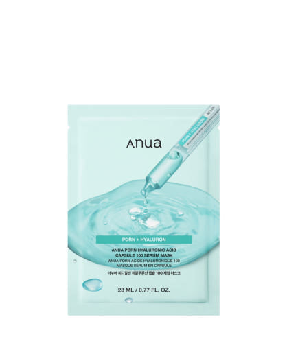 Anua PDRN Hyaluronic Acid Capsule 100 Serum Mask Sheet (10 Sheets)