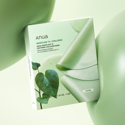 ANUA Heartleaf 70 Soothing Collagen Mask (4 Sheets)